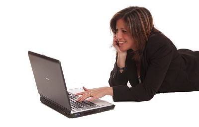 website designer woman with laptop