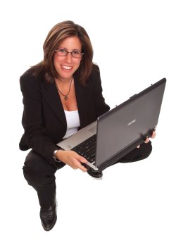 website designer woman with laptop