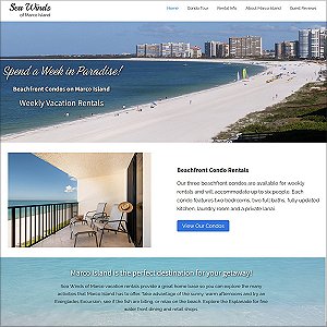 website for Sea Winds of Marco Island, FL