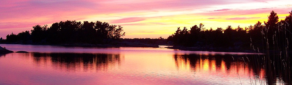 lake sunset