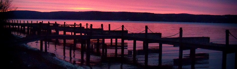 Canandaigua Lake sunset